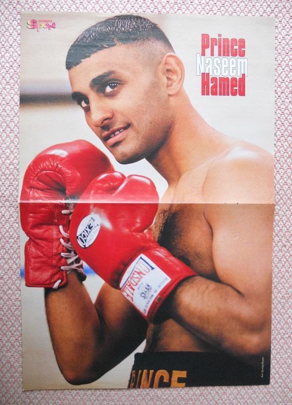 постер А3 бокс Насім Хамед(В.Британ./Prince Naseem Hamed,G.Britain boxing poster
