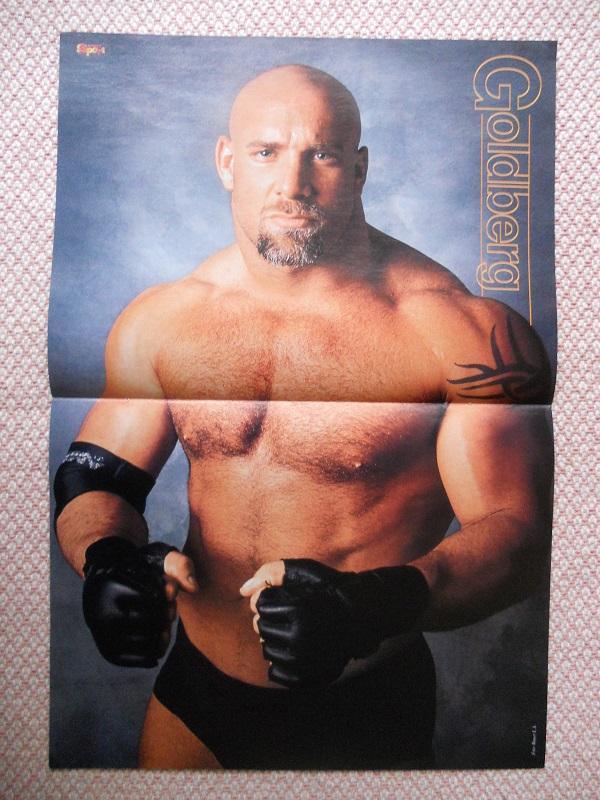 постер А3 рестлінг Білл Голдберг (США) / Bill Goldberg, USA wrestling poster