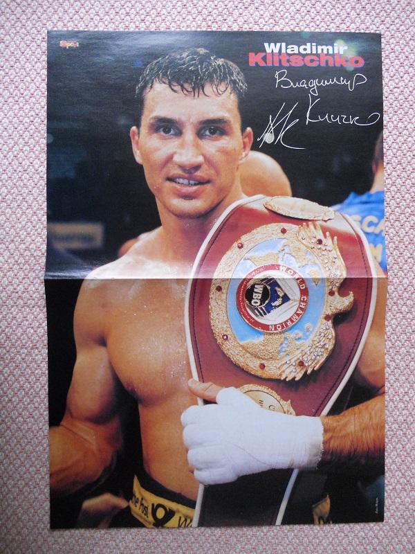 постер бокс А3 Володимир Кличко(Україна/Wladimir Klitschko,Ukraine boxing poster