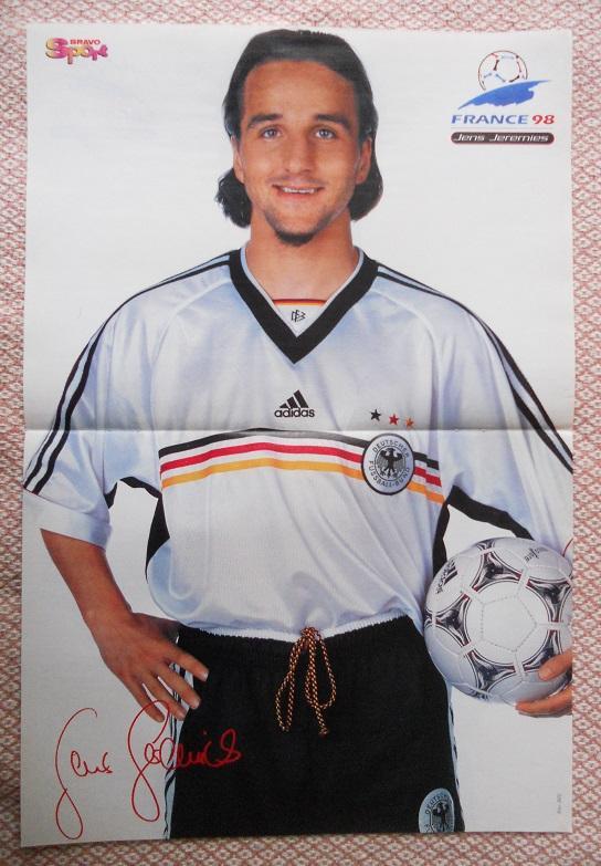 постер футбол Єнс Єреміс (Німеччина) / Jens Jeremies, Germany football poster