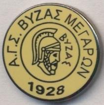 футбол.клуб Візас Мегара (Греція) ЕМАЛЬ / Vyzas Megara,Greece football pin badge