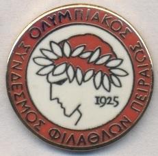 футбол.клуб Олімпіакос П.(Греція)2 ЕМАЛЬ /Olympiacos Piraeus,Greece football pin