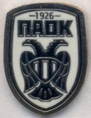 футбол.клуб ПАОК (Греція)5 ЕМАЛЬ / PAOK Thessaloniki, Greece football pin badge