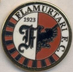 футбол.клуб Фламуртарі (Албанія)2 ЕМАЛЬ/FC Flamurtari,Albania football pin badge