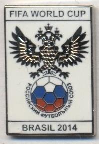Росія,федерація футболу (рфс)6 ЕМАЛЬ/Russia football federation enamel pin badge