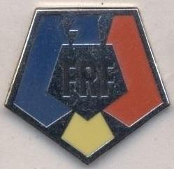 Румунія,федерація футболу,№5 ЕМАЛЬ /Romania football federation enamel pin badge
