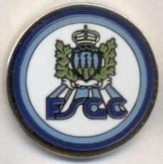 Сан-Марино, федерація футболу,№1 ЕМАЛЬ /San Marino football federation pin badge