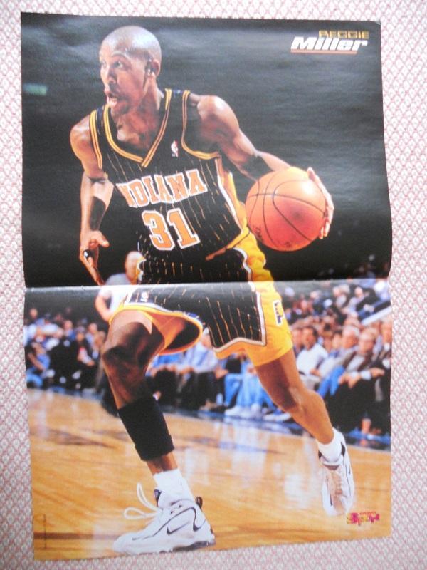 постер баскетбол Реджі Міллер (НБА-США) /Reggie Miller basketball NBA-USA poster