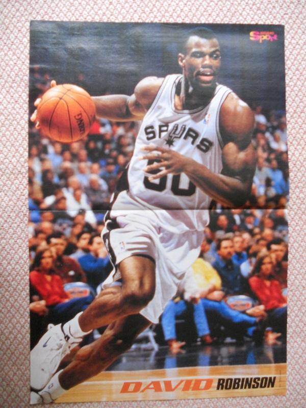постер баскетбол Д.Робінсон (НБА-США) / David Robinson basketball NBA-USA poster