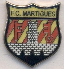 футбольний клуб Мартіг (Франція) ЕМАЛЬ / FC Martigues, France football pin badge