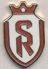 футбол.клуб Реймс (Франція)2 ЕМАЛЬ /Stade Reims,France football enamel pin badge