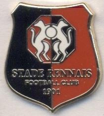 футбол.клуб Ренн (Франція) ЕМАЛЬ /Stade Rennais,France football enamel pin badge