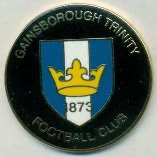 футбол.клуб Гейнсборо(Англія) ЕМАЛЬ/Gainsborough Trinity FC,England football pin