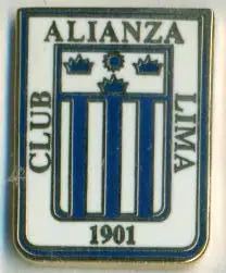 футбольний клуб Альянса Ліма (Перу) ЕМАЛЬ / Alianza Lima,Peru football pin badge