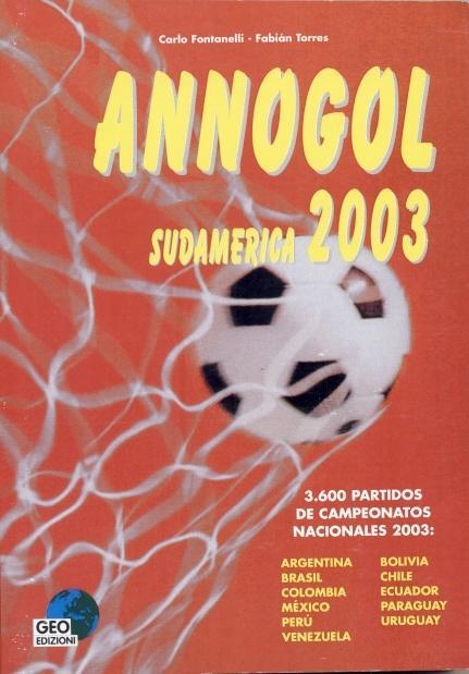 книга Південна Америка футбол щорічник 2003/South America football 2003 yearbook
