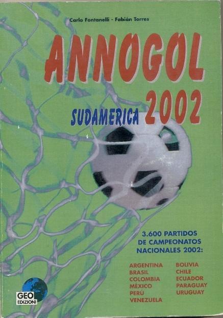 книга Південна Америка футбол щорічник 2002/South America football 2002 yearbook