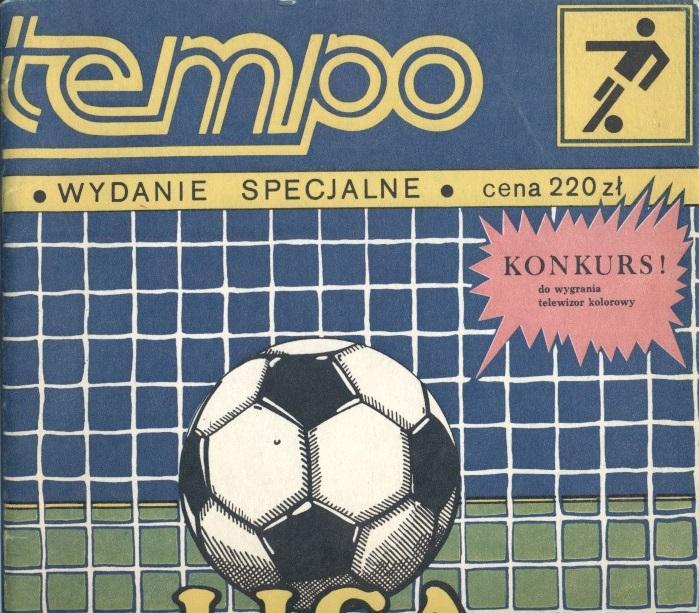 Польща,чемп-т 1986-87,спецвидання Tempo Liga Polska,Poland football season guide