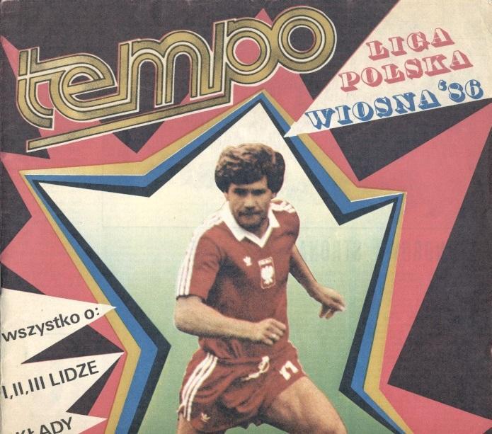Польща,чемп-т 1985-86,спецвидання Tempo Liga Polska,Poland football season guide