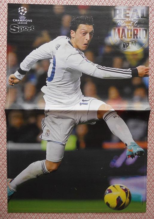 постер А3 футбол Месут Езіл (Німеччина) / Mesut Ozil, Germany football poster