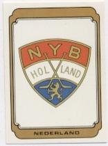 наклейка Нідерланди, федерація хокею /Netherlands hockey federation logo sticker