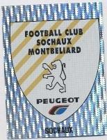 наклейка люмінесцентна футбол Сошо (Франція) / FC Sochaux, France logo sticker