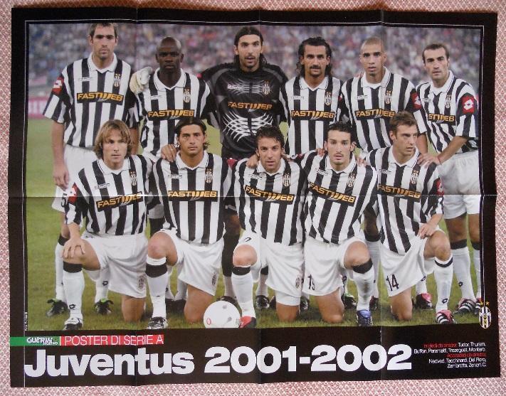 постер А1 футбол Ювентус/Інтер,Італія 2002 /Juventus/Inter,Italy football poster