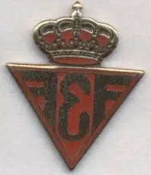 Іспанія, федерація футболу, 1920-ті, ЕМАЛЬ/Spain football federation replica pin