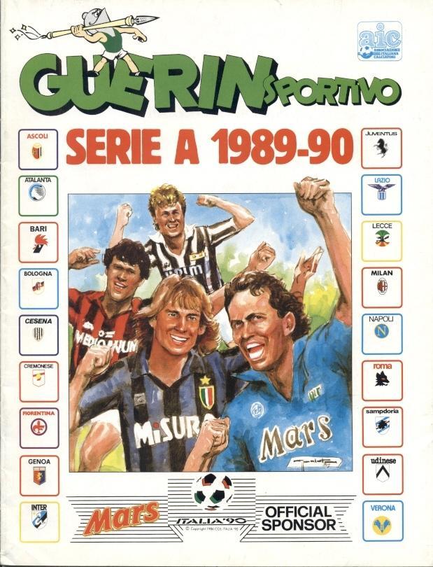 Італія, чемп-т 1989-90,спецвидання Guerin Sportivo Italy football season preview