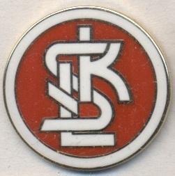 футбольний клуб ЛКС Лодзь (Польща)3 ЕМАЛЬ / LKS Lodz, Poland football pin badge