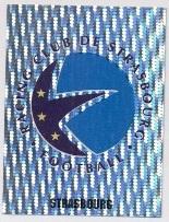 наклейка люмінесц. футбол Страсбург (Франція) /RC Strasbourg,France logo sticker