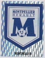 наклейка люмінесц.футбол Монпельє (Франція) /Montpellier HSC,France logo sticker