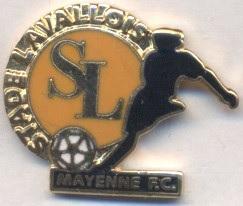 футбол.клуб Лаваль (Франція)1 ЕМАЛЬ / Stade Lavallois, France football pin badge