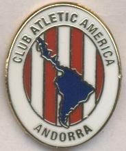 футбол.клуб Атлетик Америка (Андорра2 ЕМАЛЬ/Atletic America,Andorra football pin