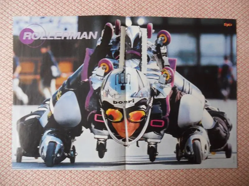 постер А3 Ж-І.'Ролерман' Блондо (Франція) /Jean-Yves 'Rollerman' Blondeau poster