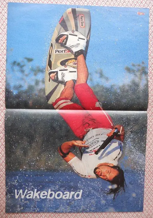 постер А3 вейкбординг-водний спорт / wakeboarding poster