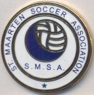 Сінт-Мартен,федерація футболу ЕМАЛЬ більший/Sint Maarten football federation pin