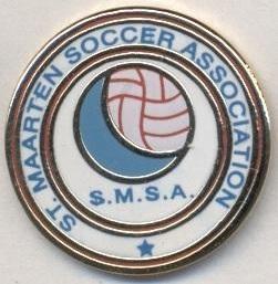 Сінт-Мартен,федерація футболу№4 ЕМАЛЬ/Sint Maarten football federation pin badge