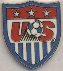 США, федерація футболу,№2 ЕМАЛЬ /USA soccer-football federation enamel pin badge