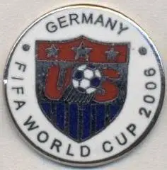 США, федерація футболу,№3 ЕМАЛЬ /USA soccer-football federation enamel pin badge