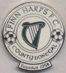 футбол.клуб Фінн Харпс(Ірландія) ЕМАЛЬ/Finn Harps,Rep.Ireland football pin badge
