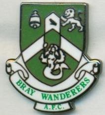 футбол.клуб Брей (Ірландія)2 ЕМАЛЬ/Bray Wanderers,Rep.Ireland football pin badge