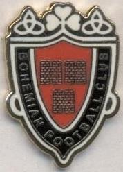 футбол.клуб Богеміан(Ірландія)2 ЕМАЛЬ/Bohemian FC,Rep.Ireland football pin badge