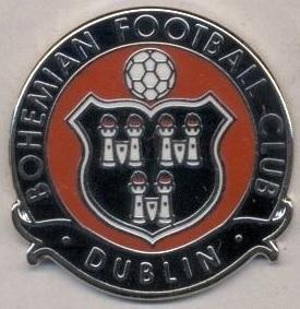 футбол.клуб Богеміан (Ірландія3 ЕМАЛЬ/Bohemian FC,Rep.Ireland football pin badge