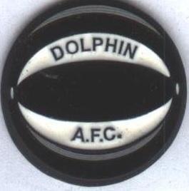 футбол.клуб Долфін(Ірландія) важмет/Dolphin AFC,Rep.Ireland football replica pin