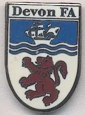 Devon,England регіональна федерація футболу ЕМАЛЬ football association pin badge
