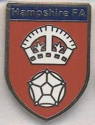 Hampshire, England регіон.федерація футболу ЕМАЛЬ football association pin badge