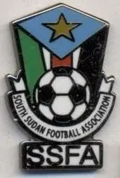 Південний Судан, федерація футболу,№3 ЕМАЛЬ /South Sudan football federation pin