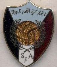 Судан, федерація футболу,№1 ЕМАЛЬ / Sudan football federation enamel badge