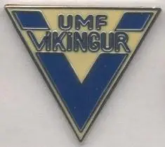 футбол.клуб Викингюр О.(Ісландія)2 ЕМАЛЬ /Vikingur Olafsvik,Iceland football pin
