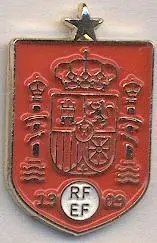Іспанія, федерація футболу, №1, важмет / Spain football federation pin badge